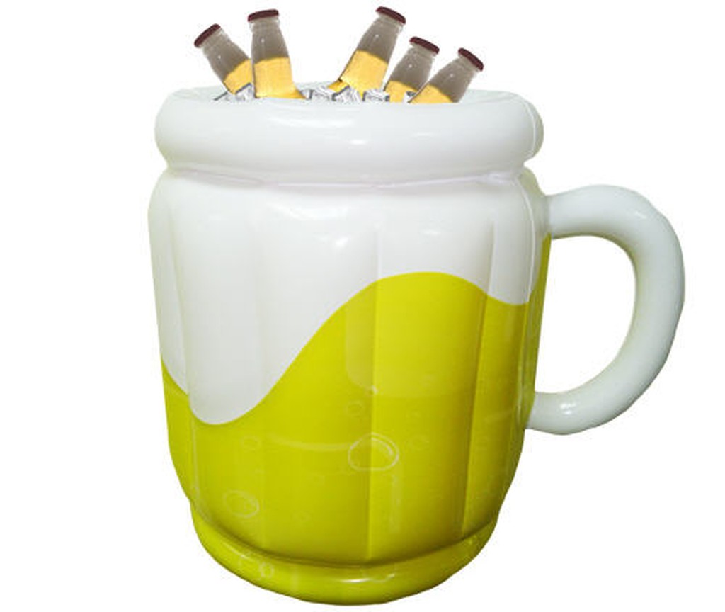 Aufblasbarer Bierkühler