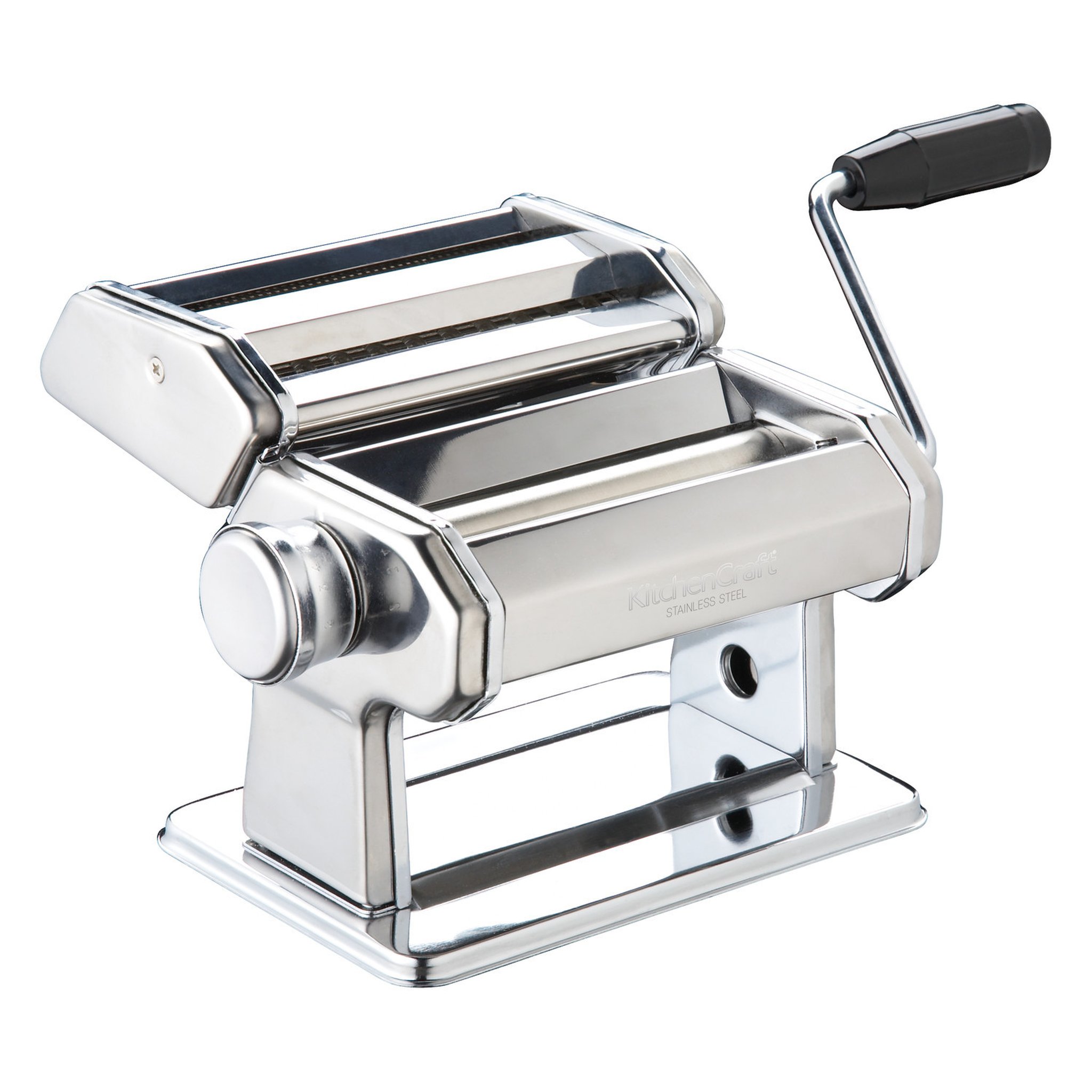 KitchenCraft World of Flavours Deluxe Stainless Steel Pasta Machine