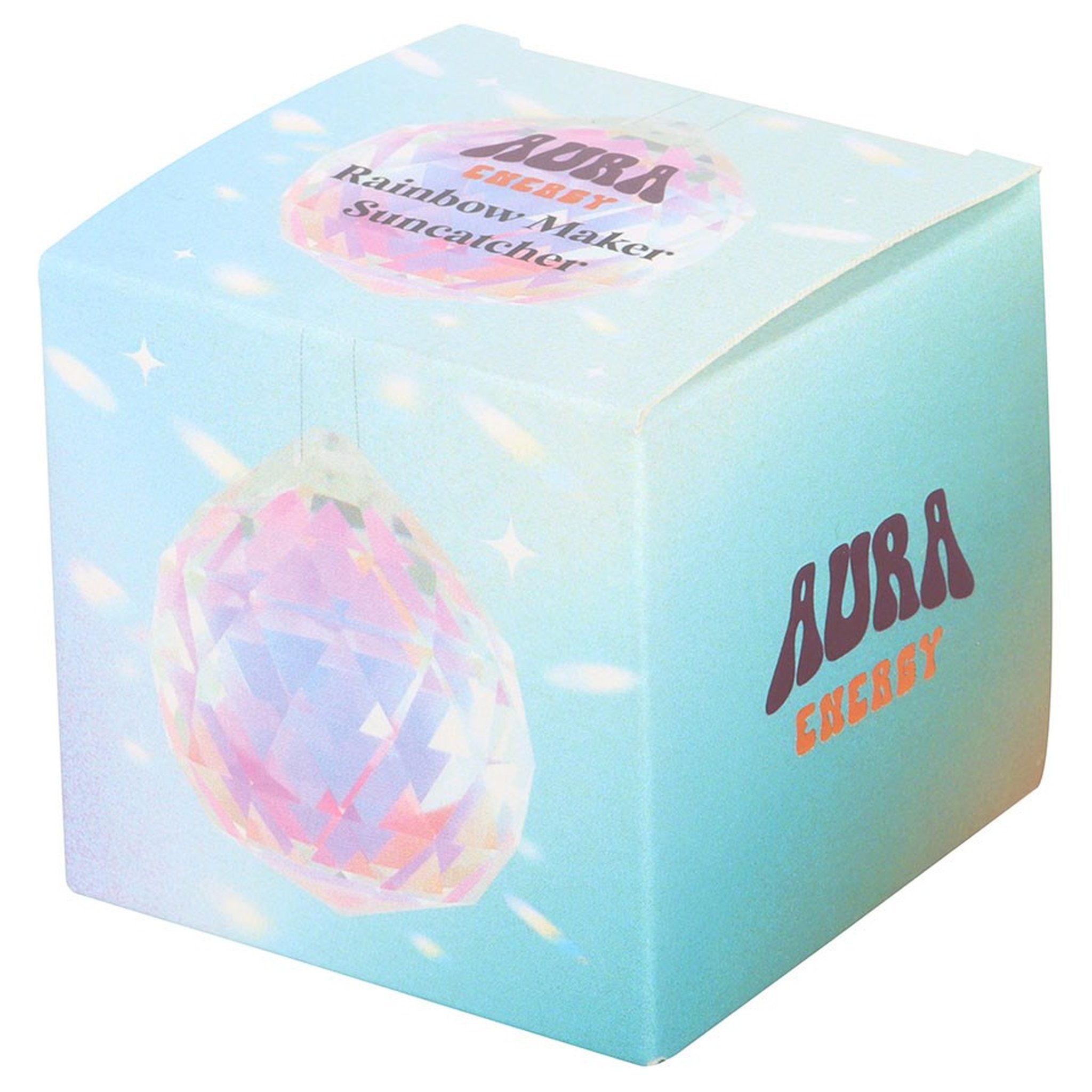 Regenbogen-Suncatcher hängend am Fenster