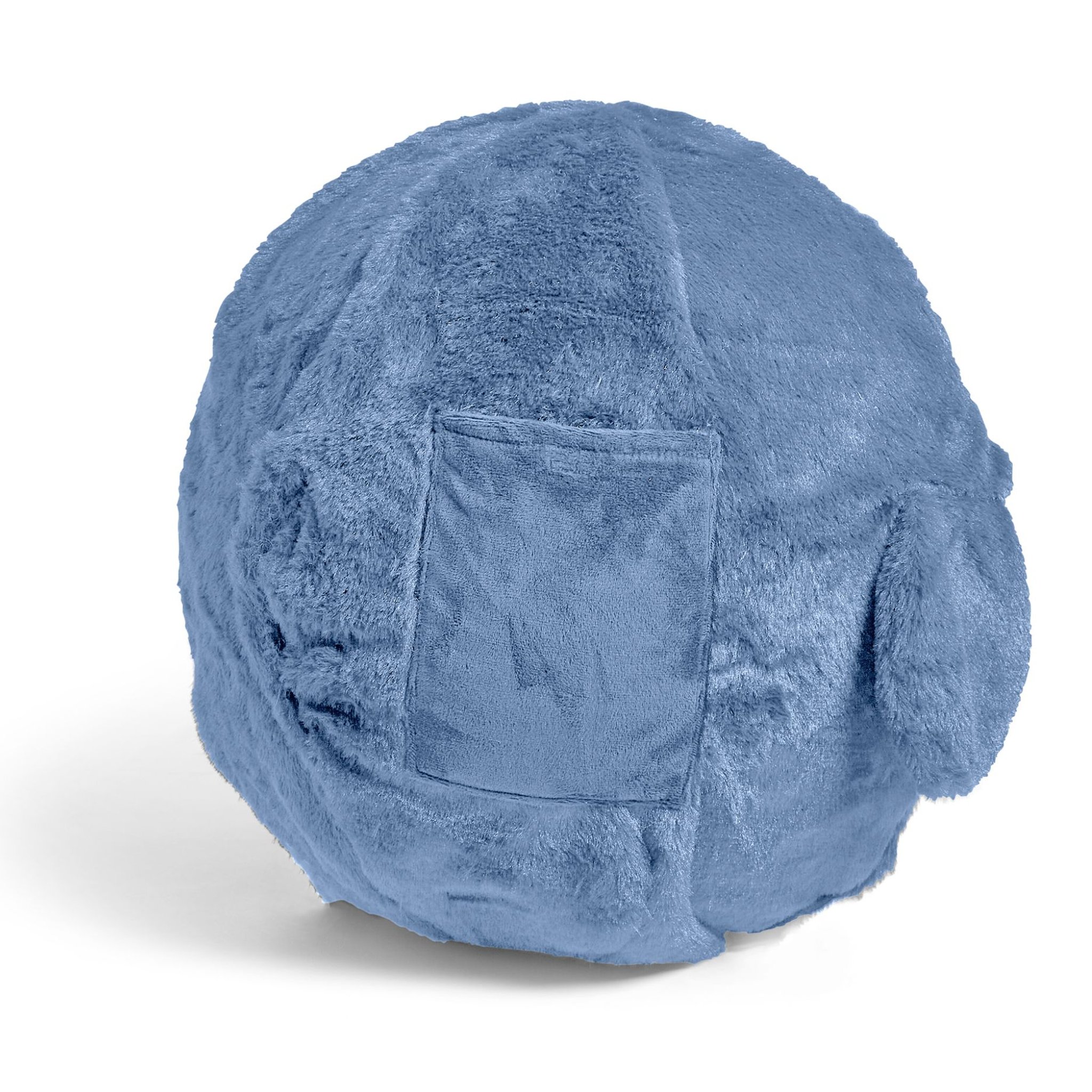 Yoga-Ball-Buddy Pinguin BubblePlush – Rückseite mit Tasche
