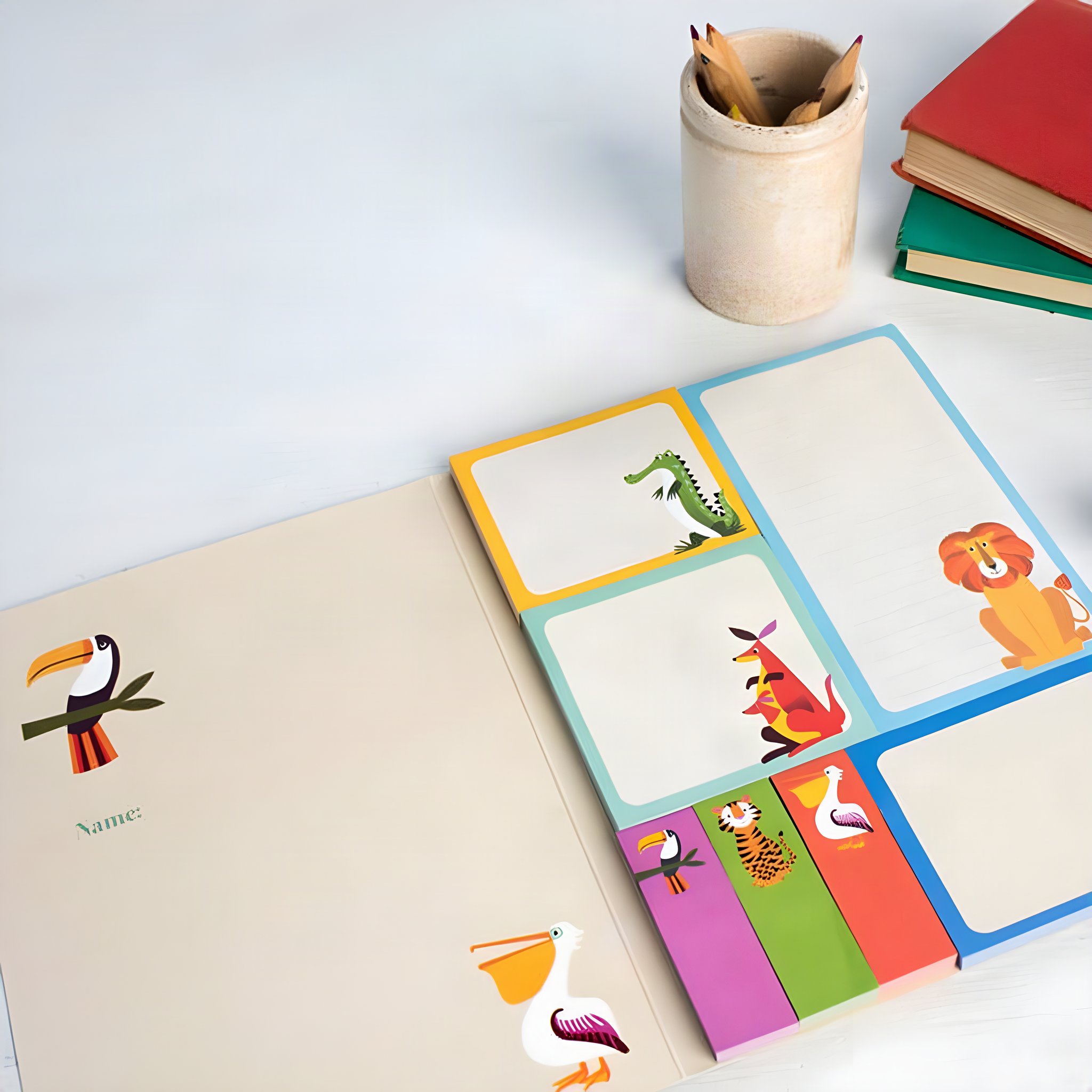 Klebezettel Set Tiere von Rex London
