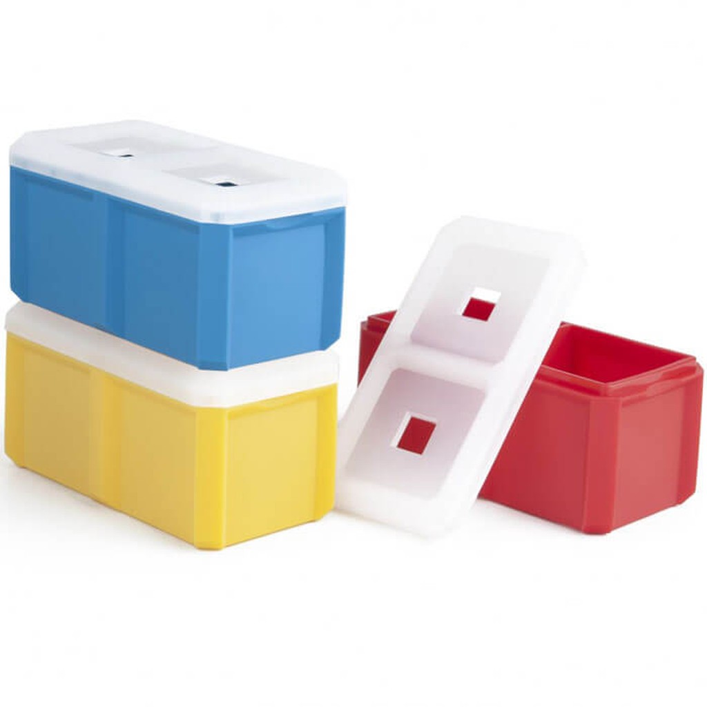 Stapelbare XXL Eiswürfelformen