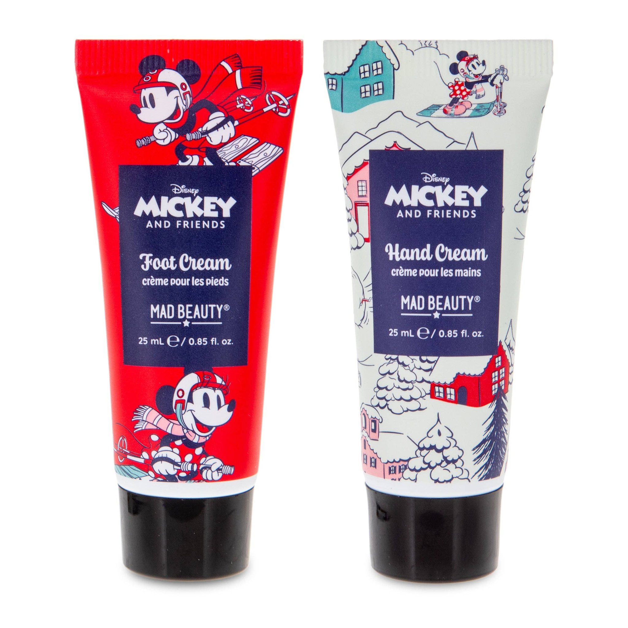 Calendario dell'Avvento Mickey Mouse edizione Ski – crema piedi e crema mani