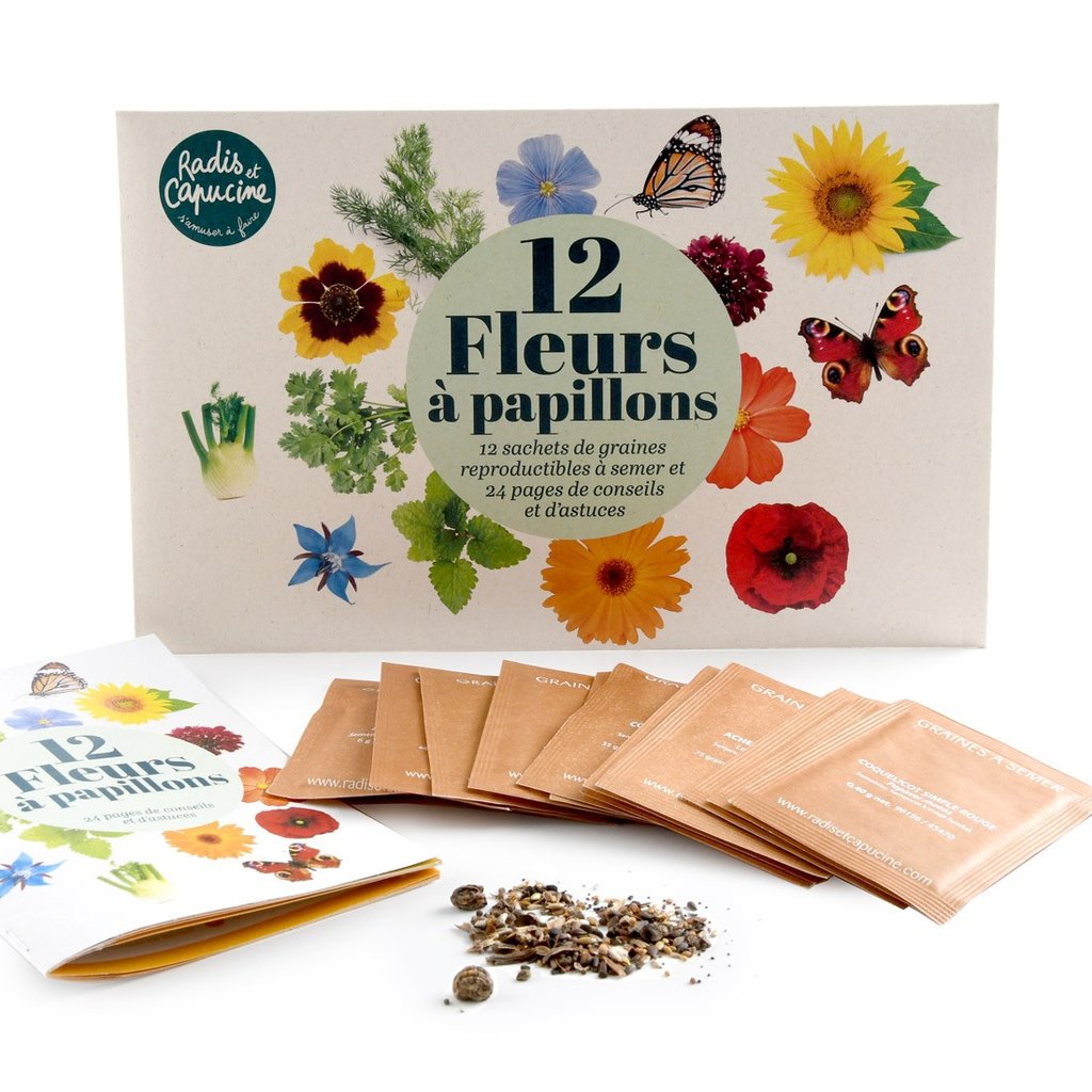 Butterfly and Bee Flower Seed Set