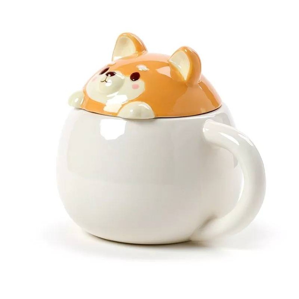 Shiba Inu Tasse mit Deckel