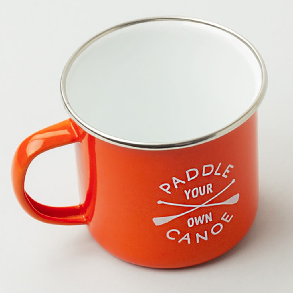 Emaille Becher - Paddle your own Canoe - by IZOLA