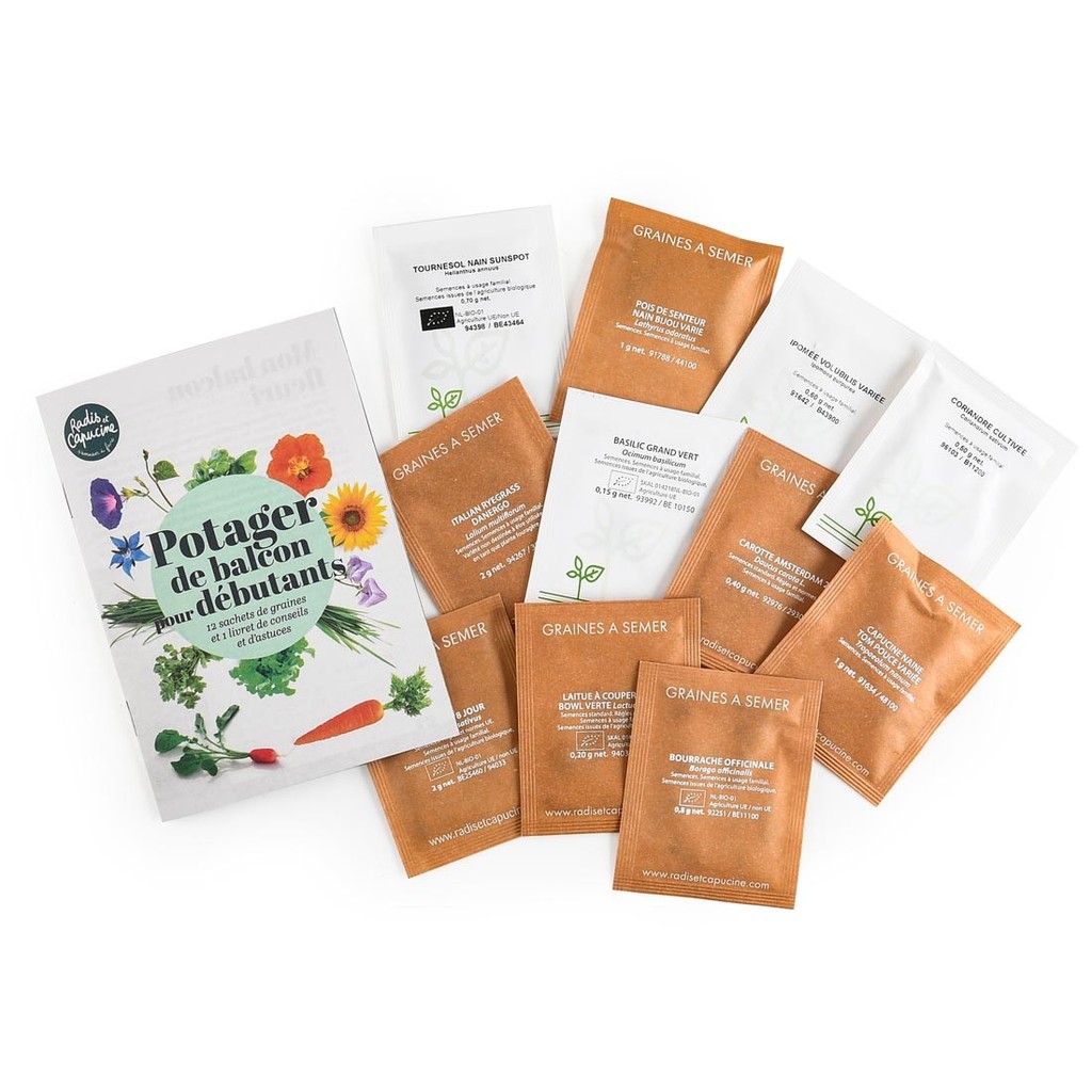 Balkon-Gemüsegarten-Samenset