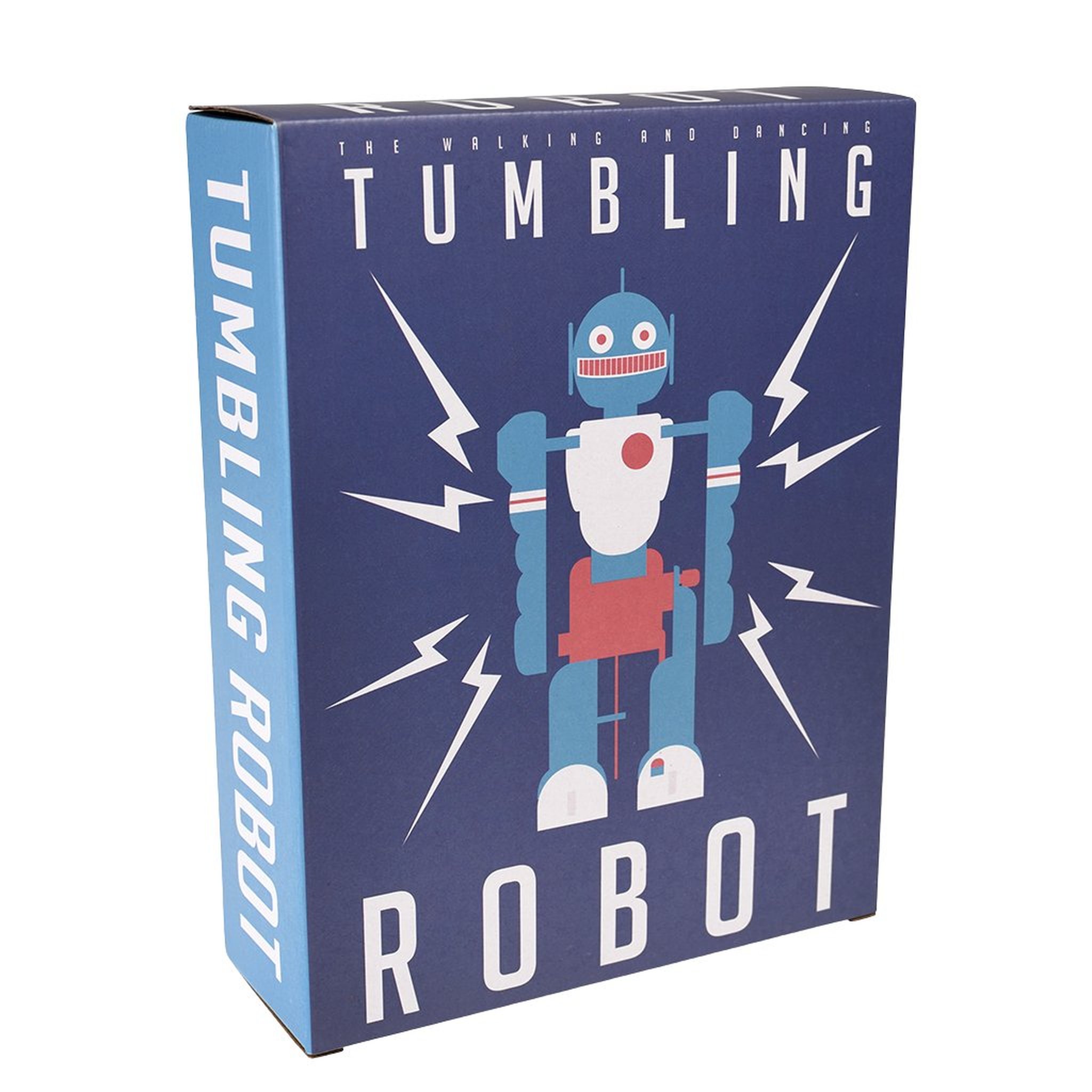 Boîte « Tumbling Robot » bleu foncé