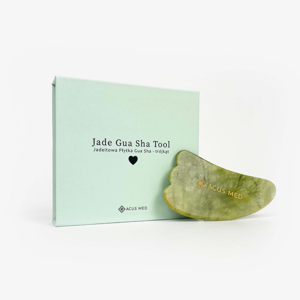 Gua Sha Jade-Massageplatte