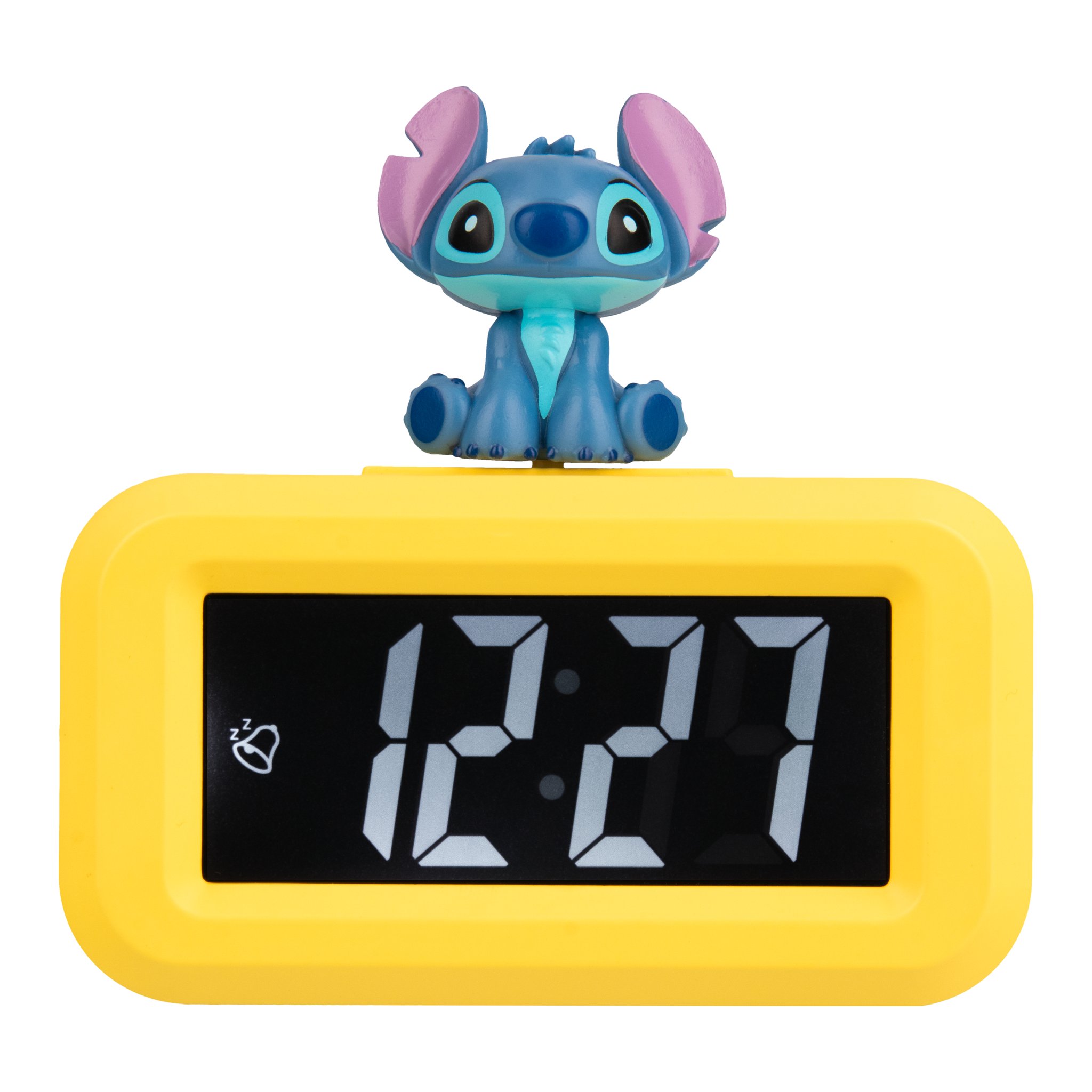 Stitch-Mini-Wecker freigestellt von vorne