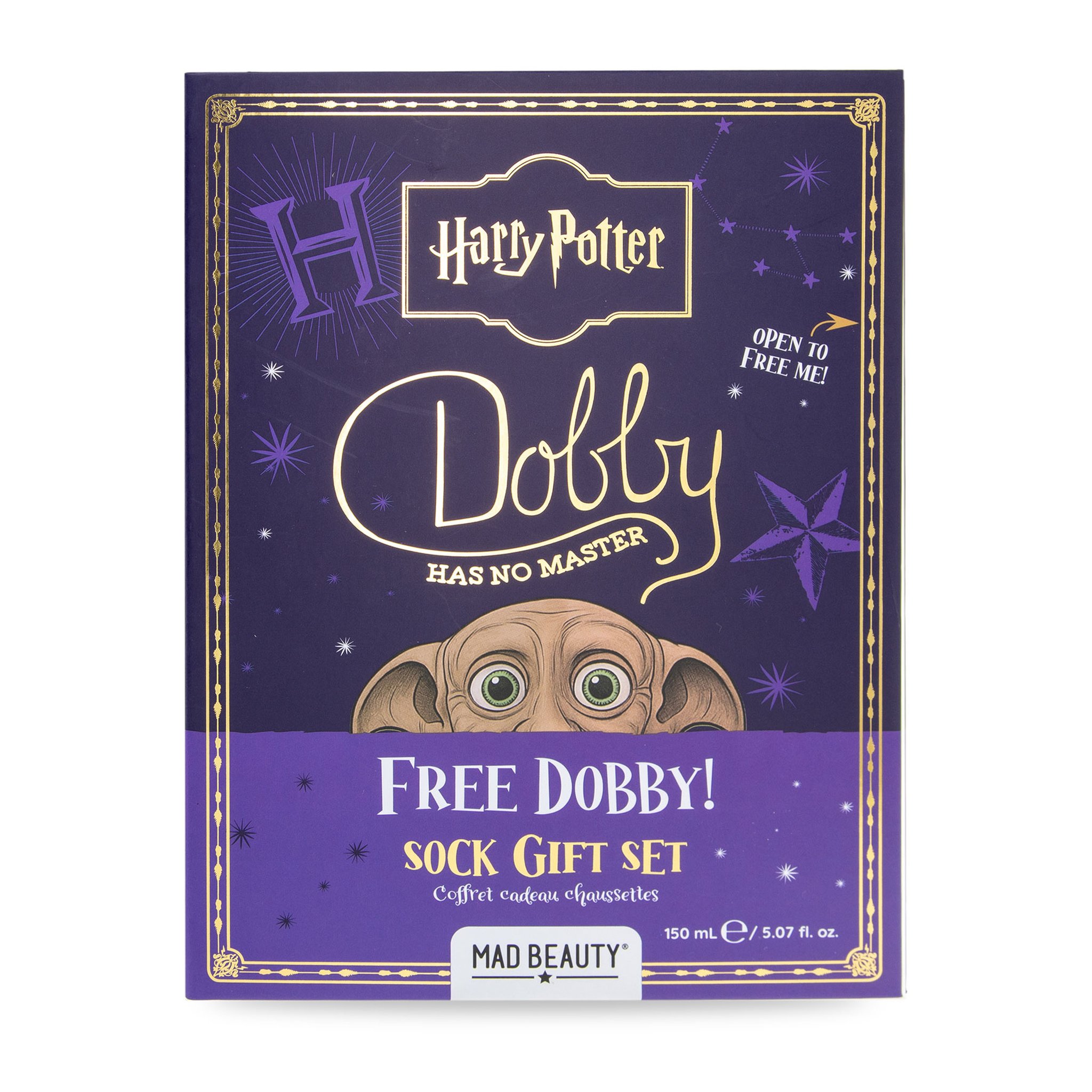Vorderseite der Dobby-Verpackung mit Schriftzug Free Dobby