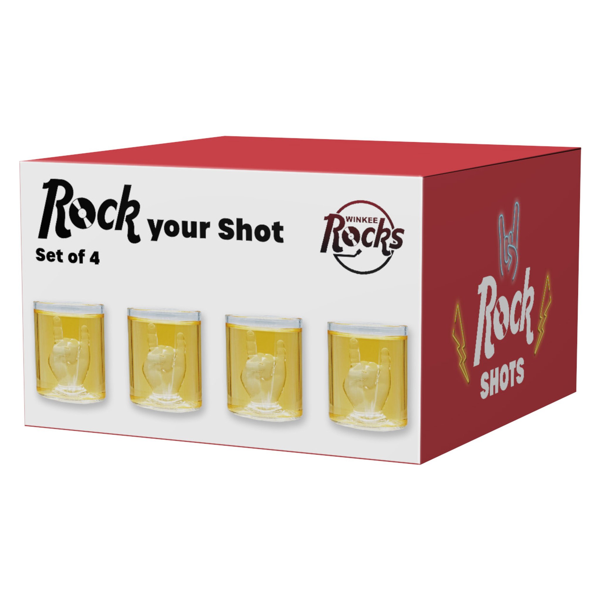 Heavy Metal Shotgläser Verpackung