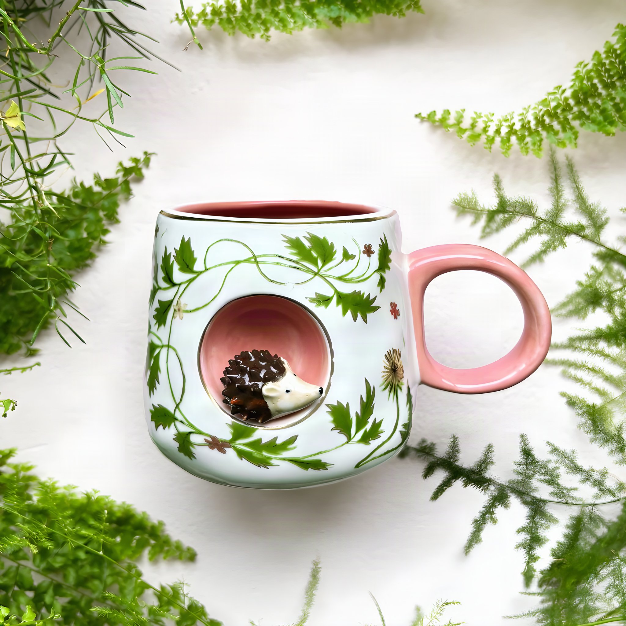 Secret Garden Hedgehog Mug