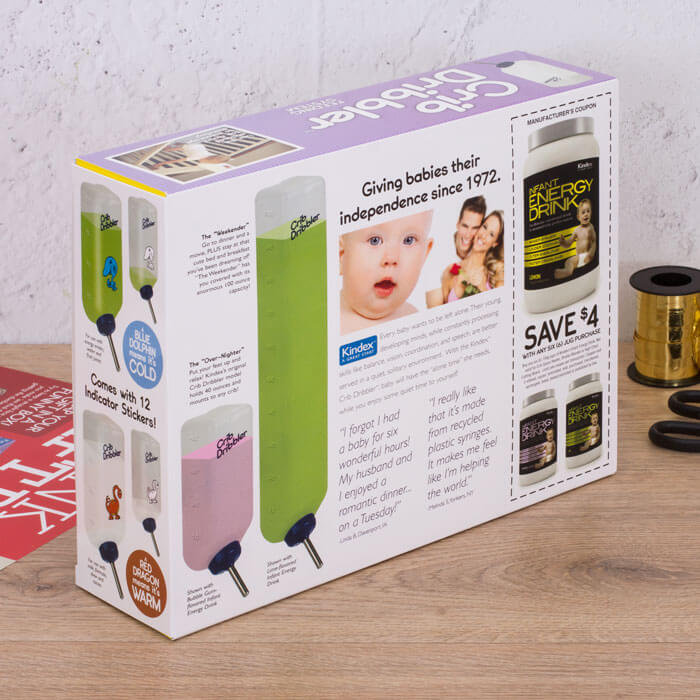 Prank Gift Box Crib Dribbler