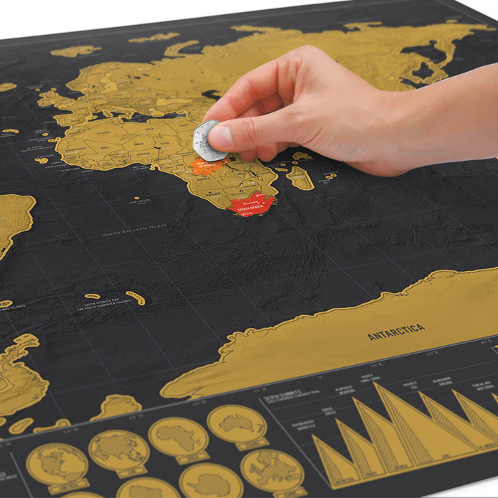 Scratch Map Deluxe Edition