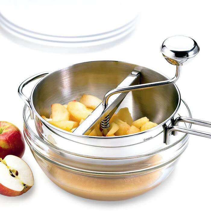 Deluxe Passe-Vite 23cm, mit 3 Einsätzen 2, 3+4mm-Lochung von cuisipro