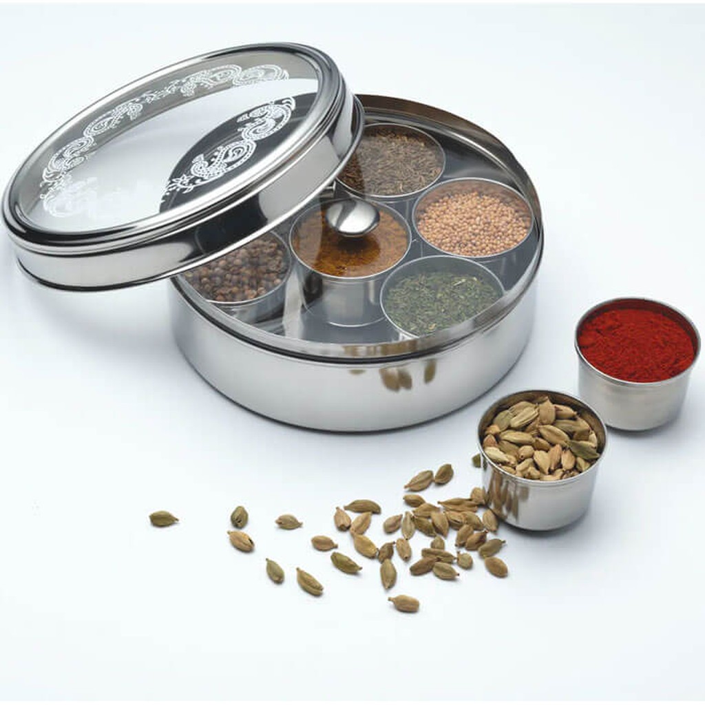 Masala Dabba Gewürzaufbewahrungs-Set von Kitchencraft