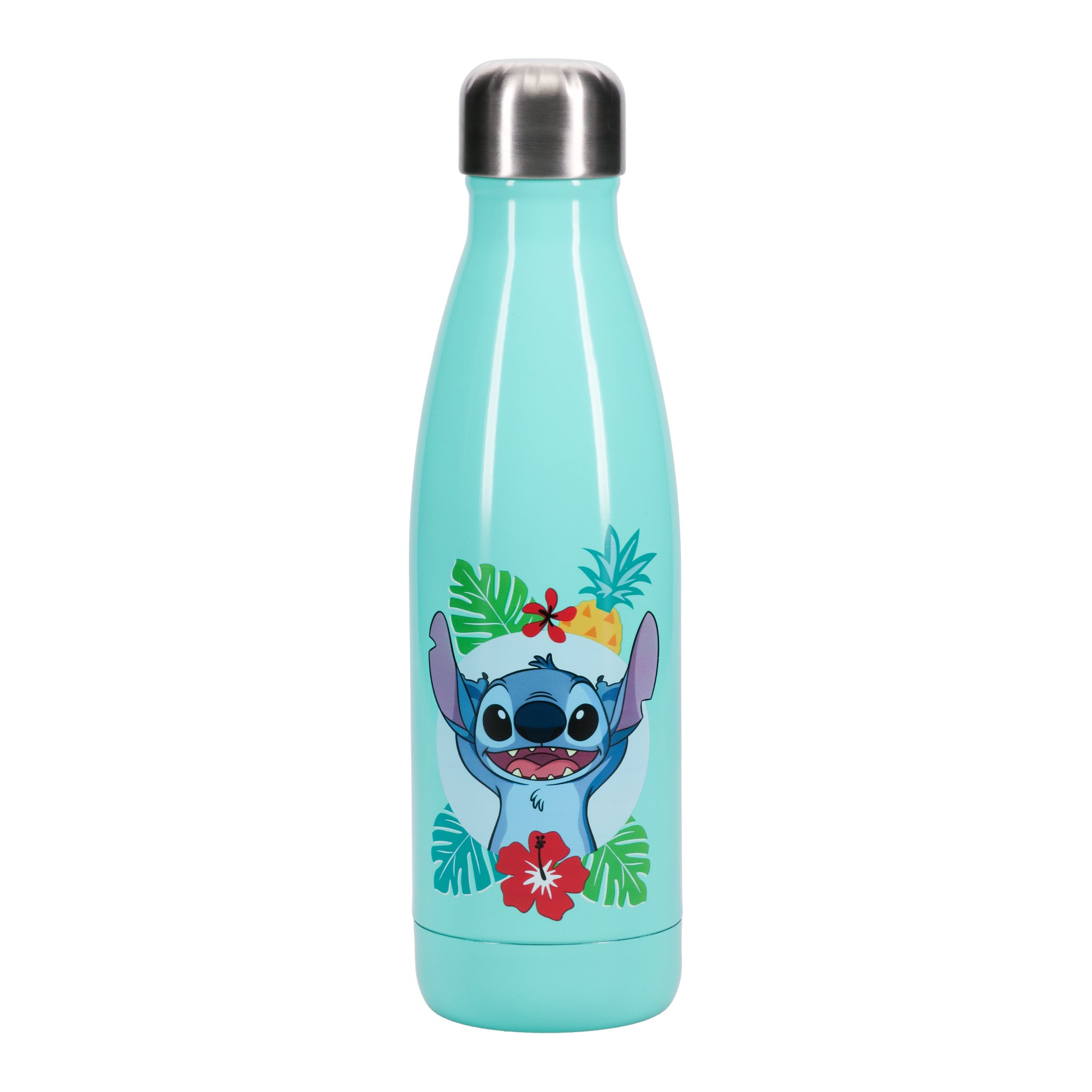 Borraccia Stitch scontornata con motivo ibisco