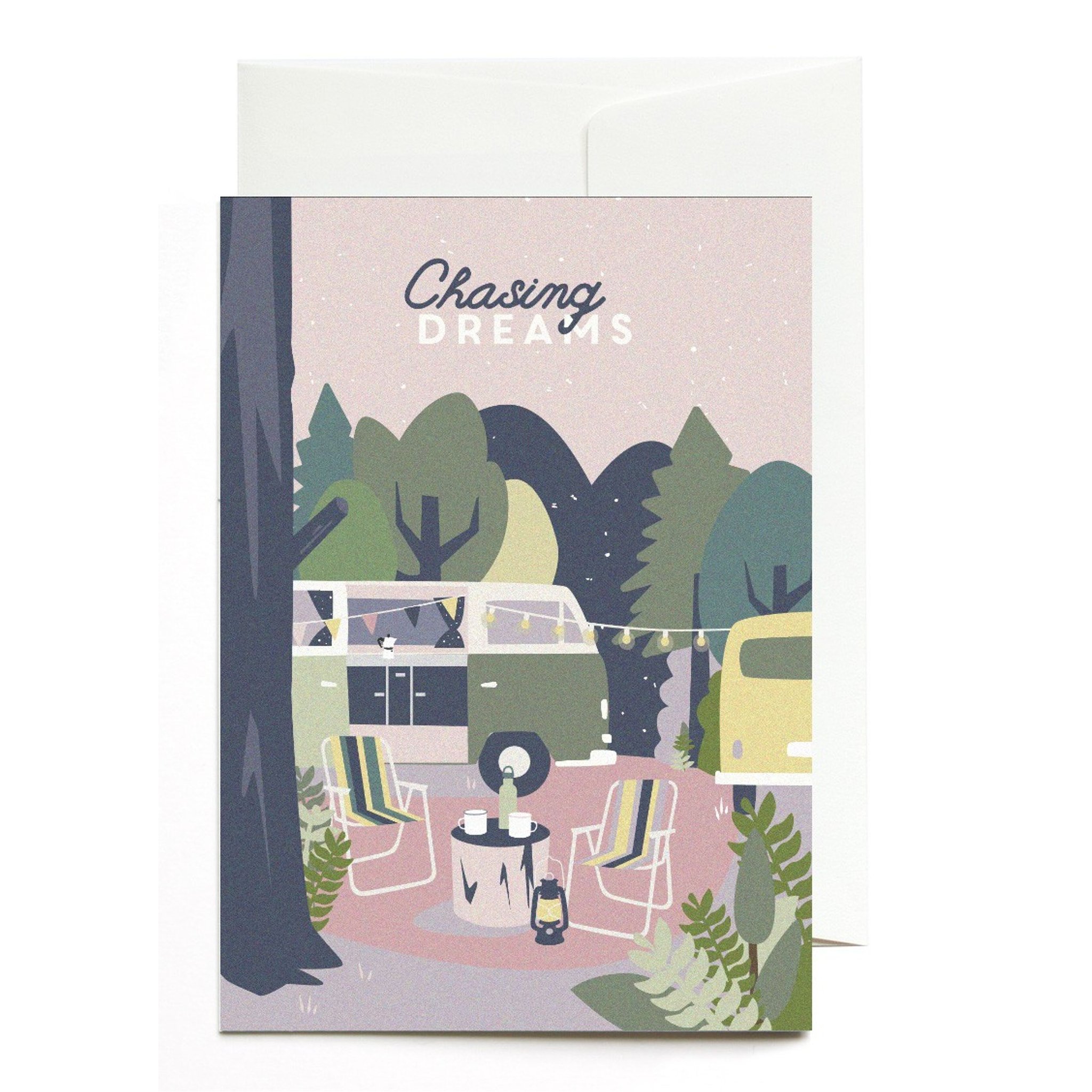Chasing Dreams greeting card A6 by roadtyping from the Allgäu