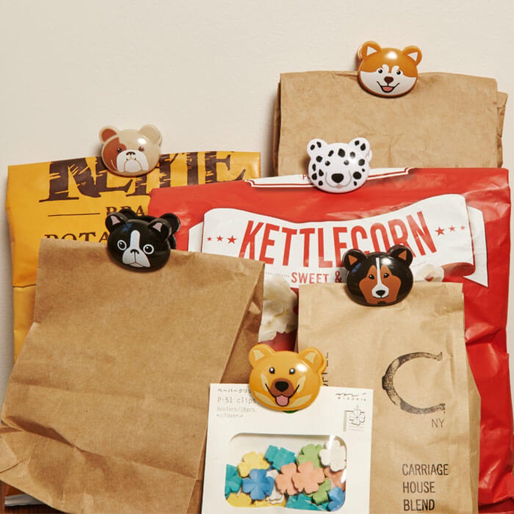 Tütenverschlüsse Hunde von Kikkerland