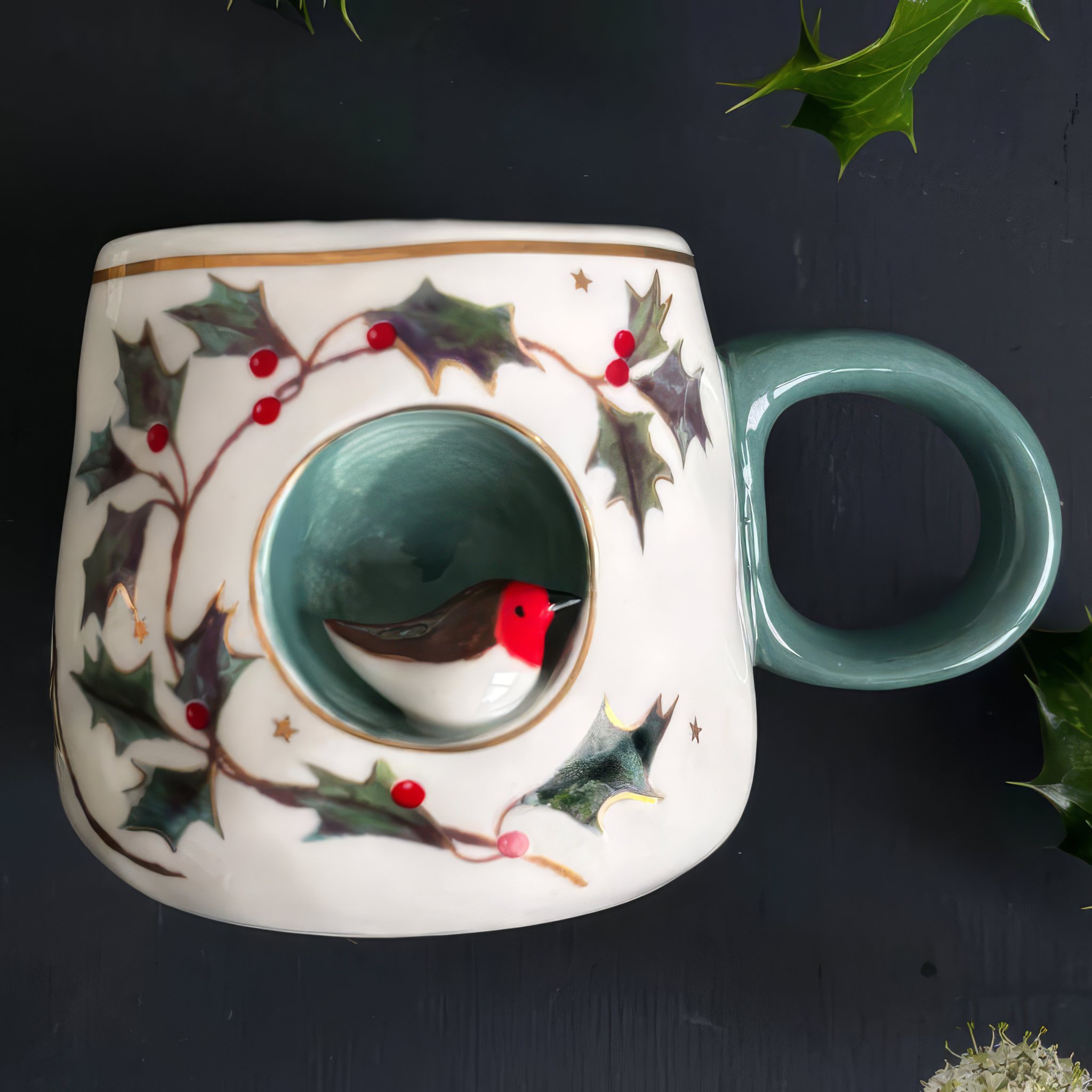 Secret Garden Robin Cup