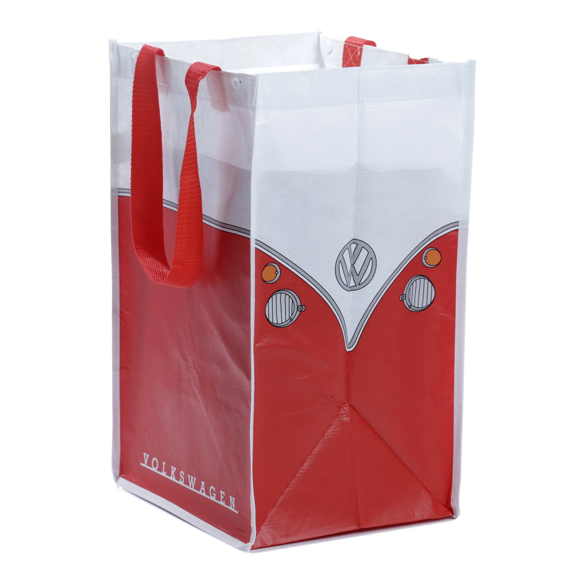 Sac VW T1 rouge avec face avant du combi