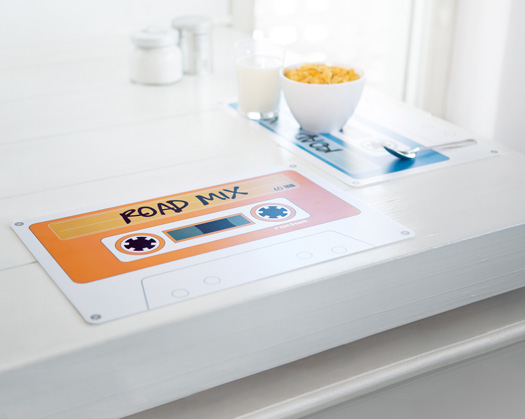 6 Sets de Table Cassettes Audio