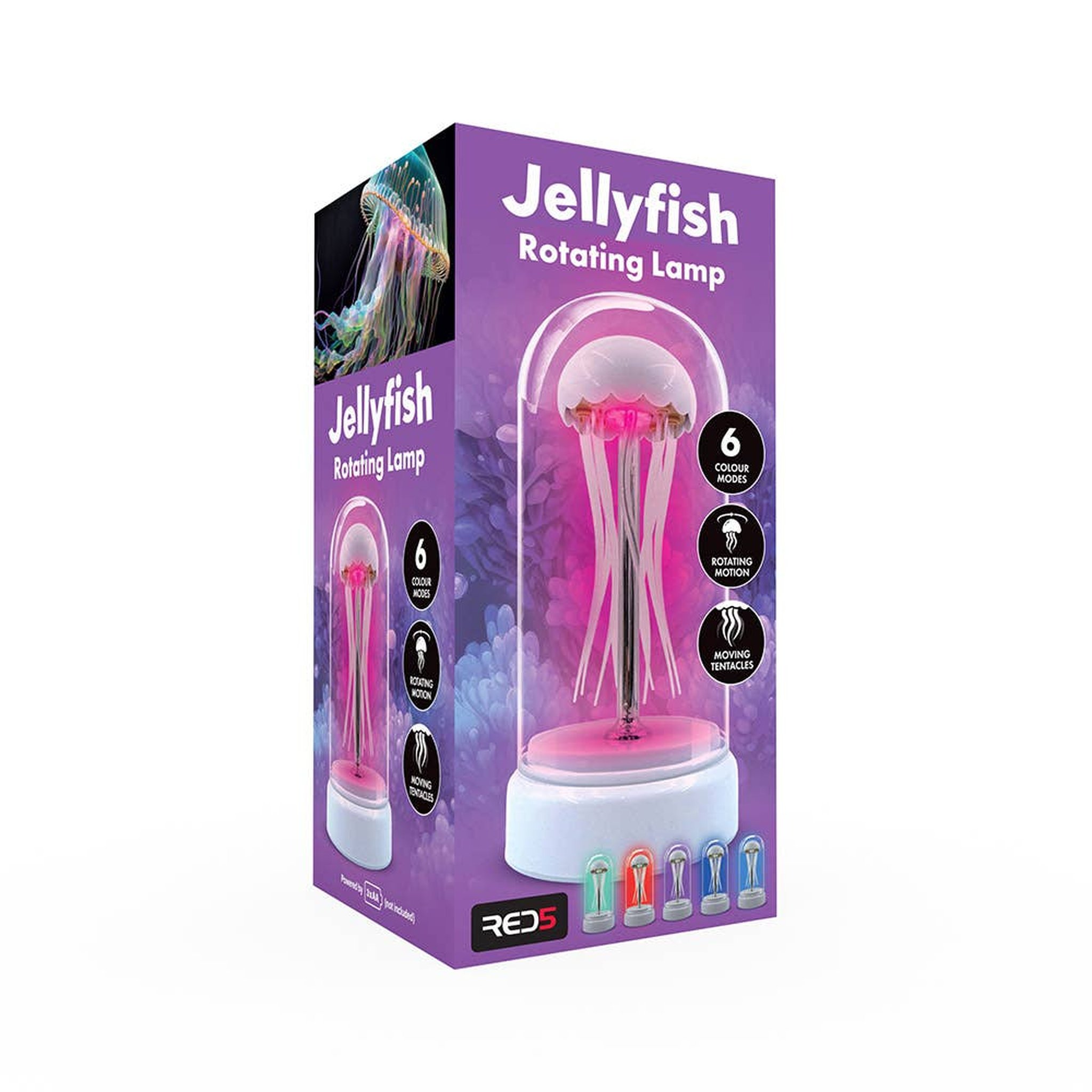 Geschenkbox der RED5 Jellyfish Rotating Lamp
