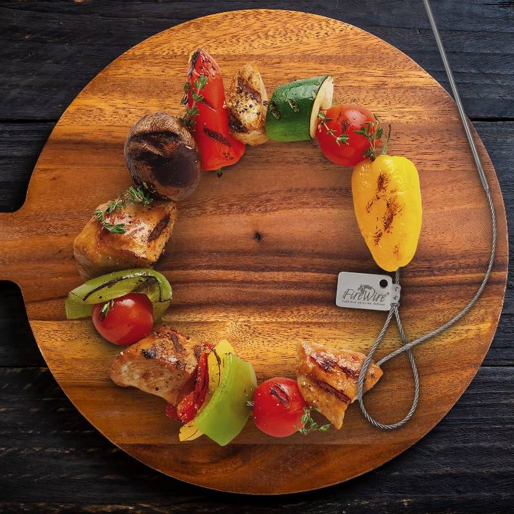 FireWire 2er-Set flexibler Grillspiess