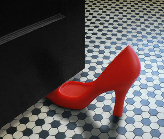 Foot in the Door - Door Stopper Red