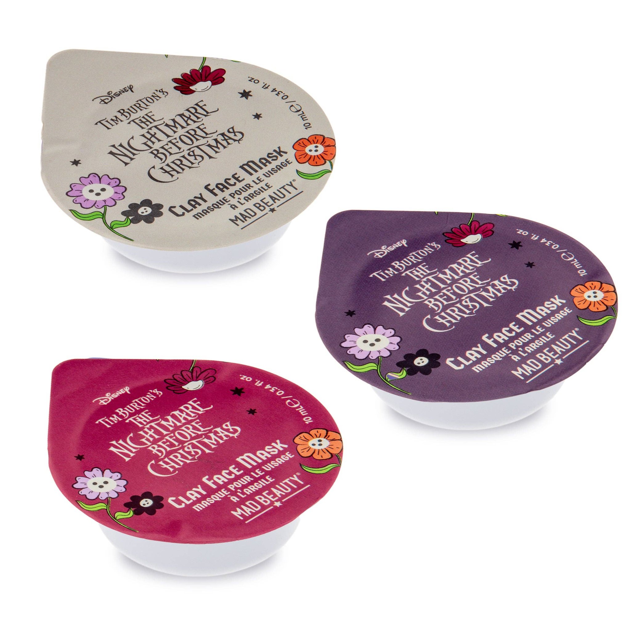 Calendario dell'Avvento Nightmare Before Christmas 24 giorni – maschere viso all'argilla