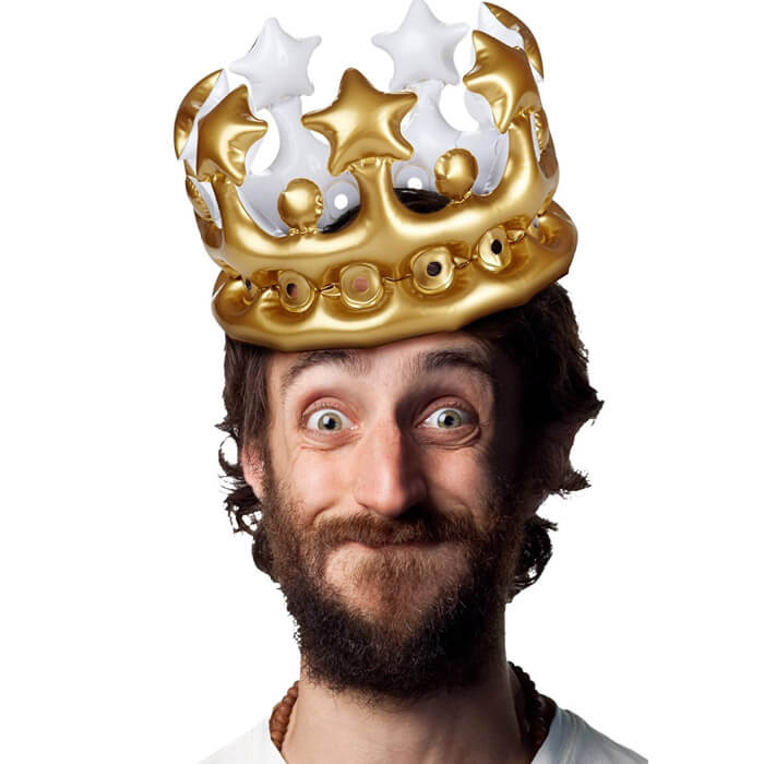 King For The Day - Couronne Gonflable