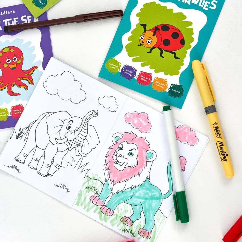 48 Mini-livres de coloriage