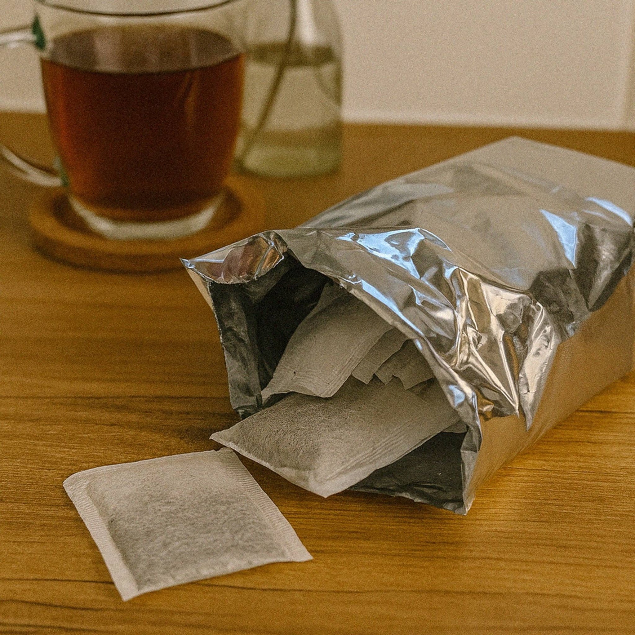 Teebeutel und Frischebeutel des Winter Spiced Tea
