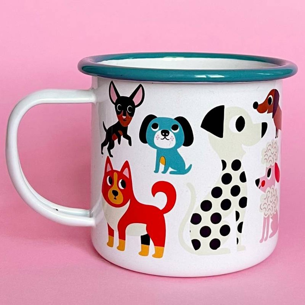 Emailletasse Dog Lover