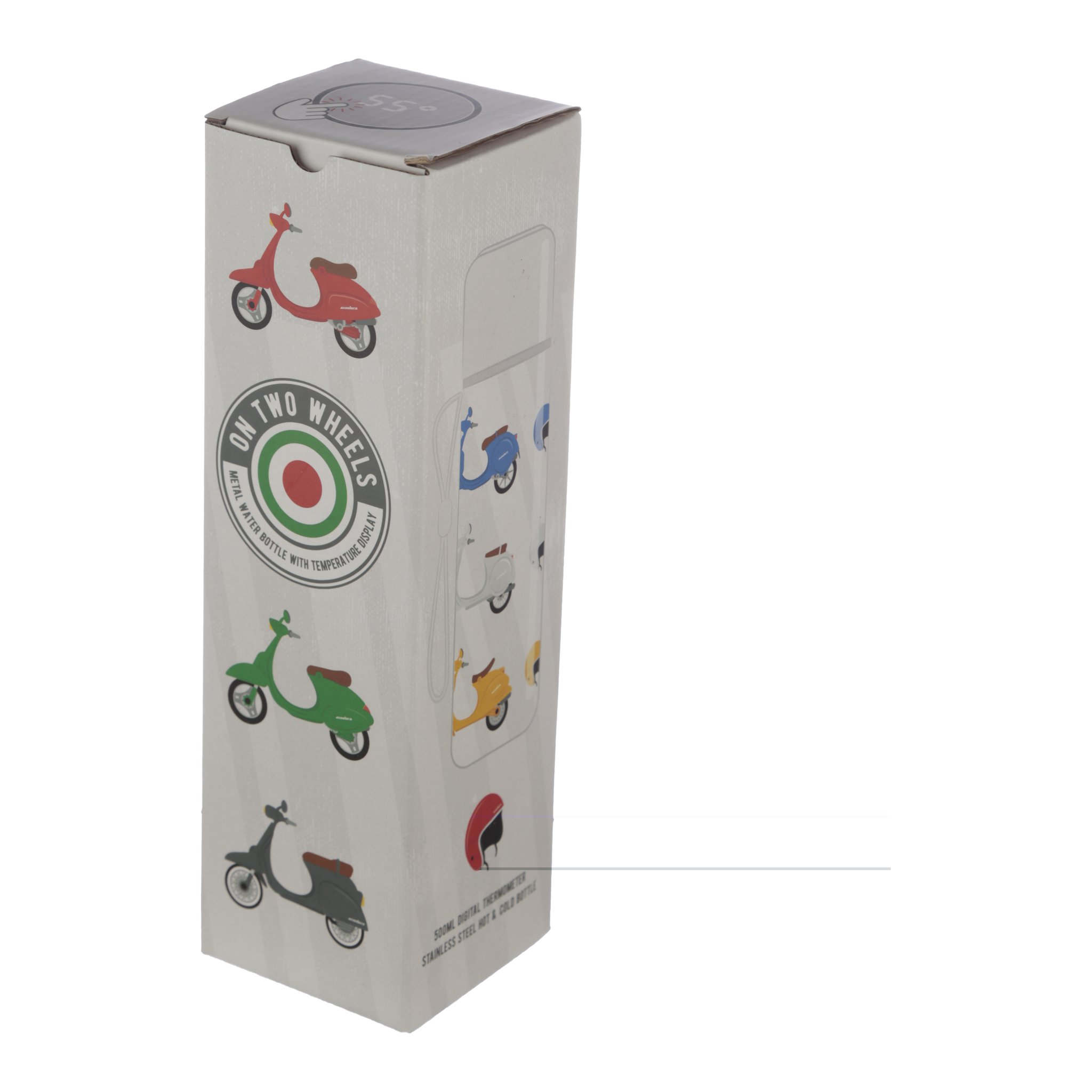 Packaging box with scooter design