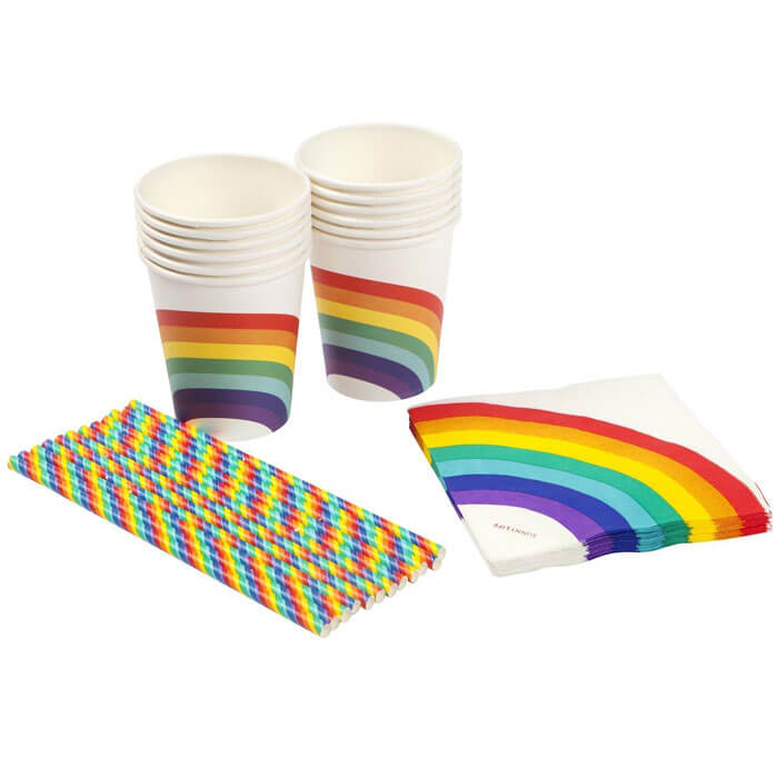 Drink Dispenser Party Kit Rainbow