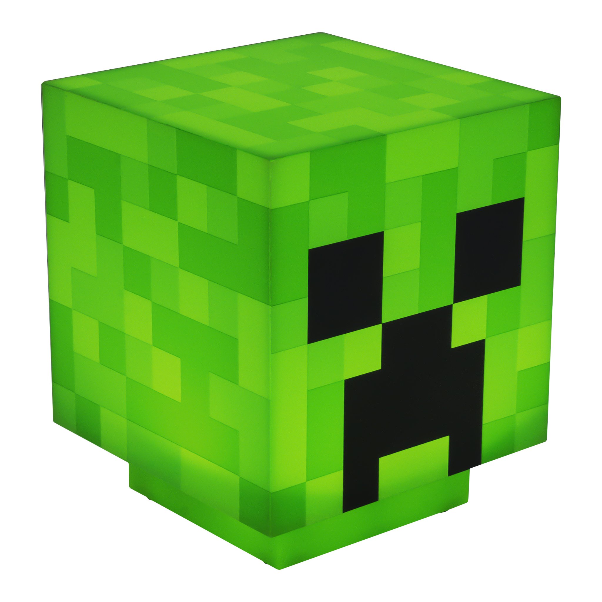Lampe Creeper détourée de trois quarts