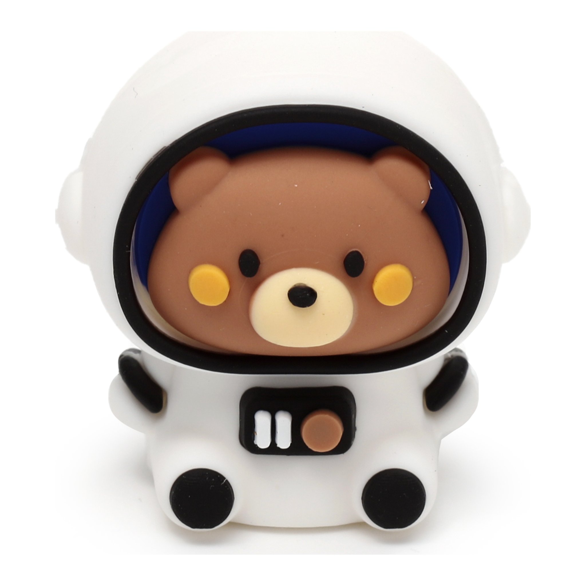 Baer-Astronaut im weissen Raumanzug