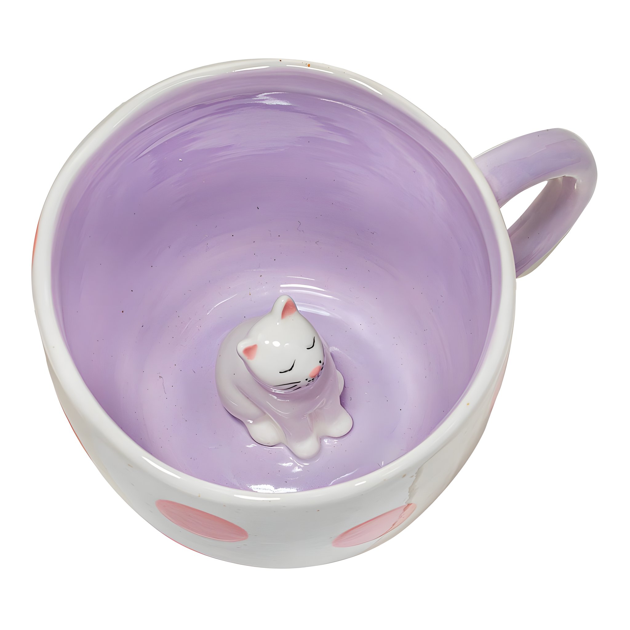 Cat Surprise Mug — lifestyle view