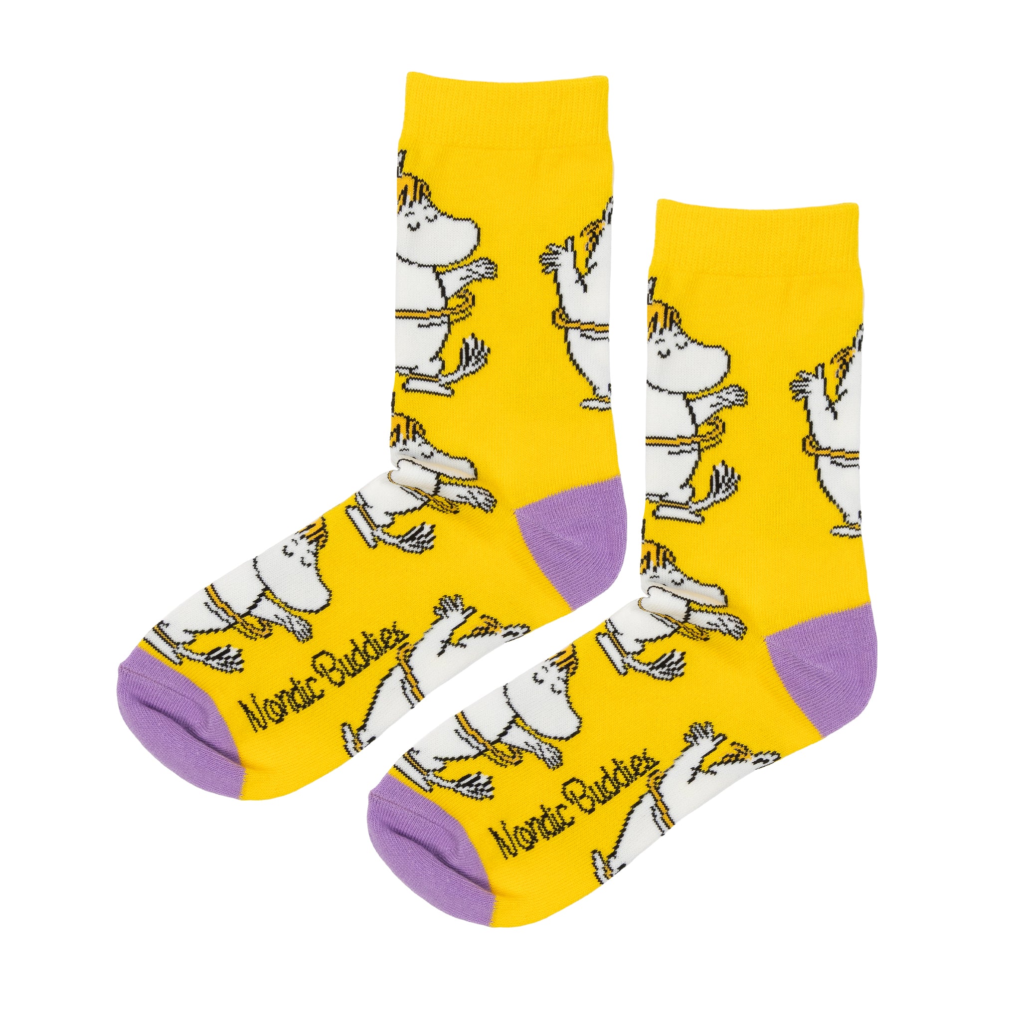Snorkmaiden Workout-Geschenkbox – 2 Paar Damen-Socken offen präsentiert