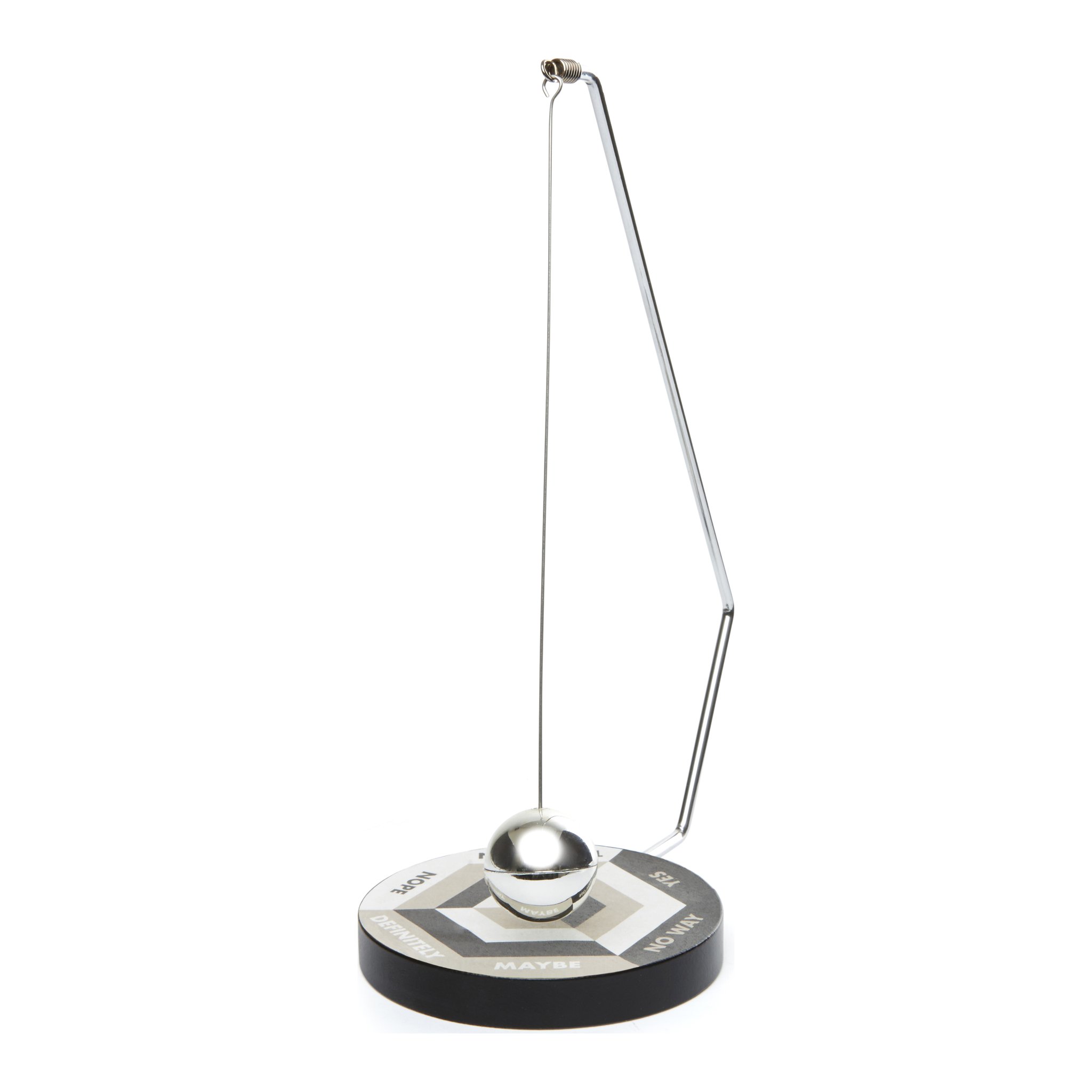 Decision Maker con sfera a pendolo su base rotonda