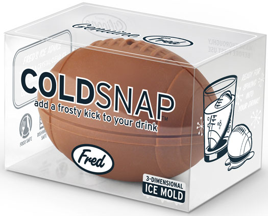 Eiswürfelform Football