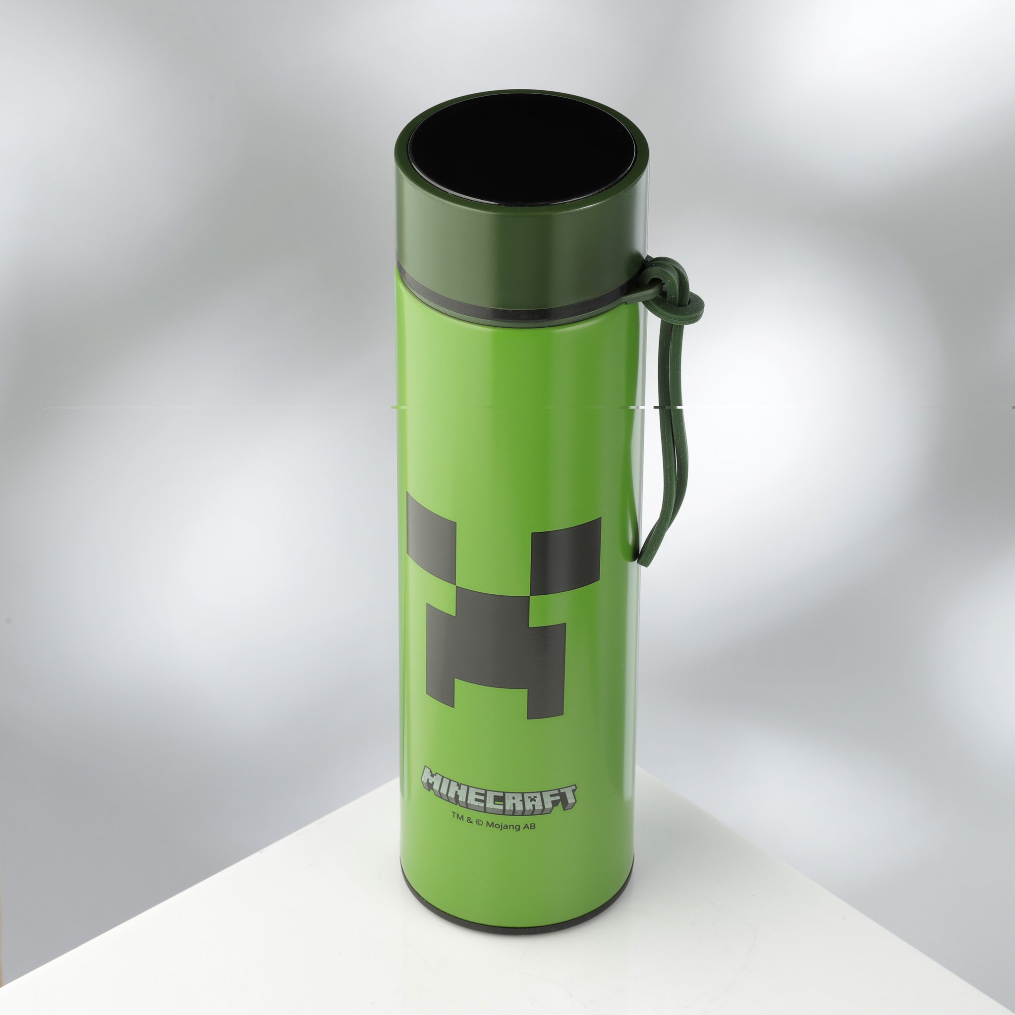 Bouteille isotherme Minecraft creeper avec dragonne