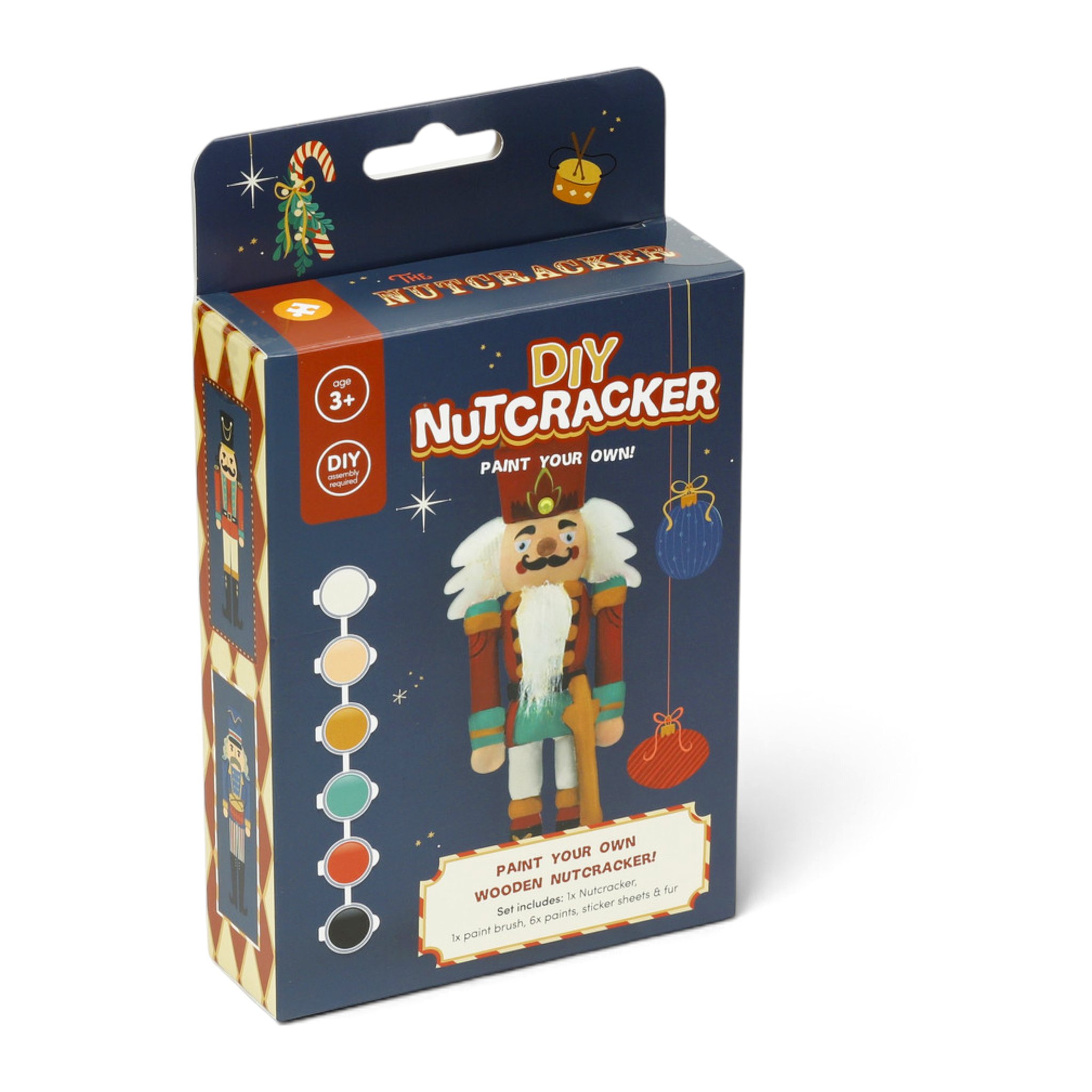 Confezione del kit schiaccianoci da dipingere
