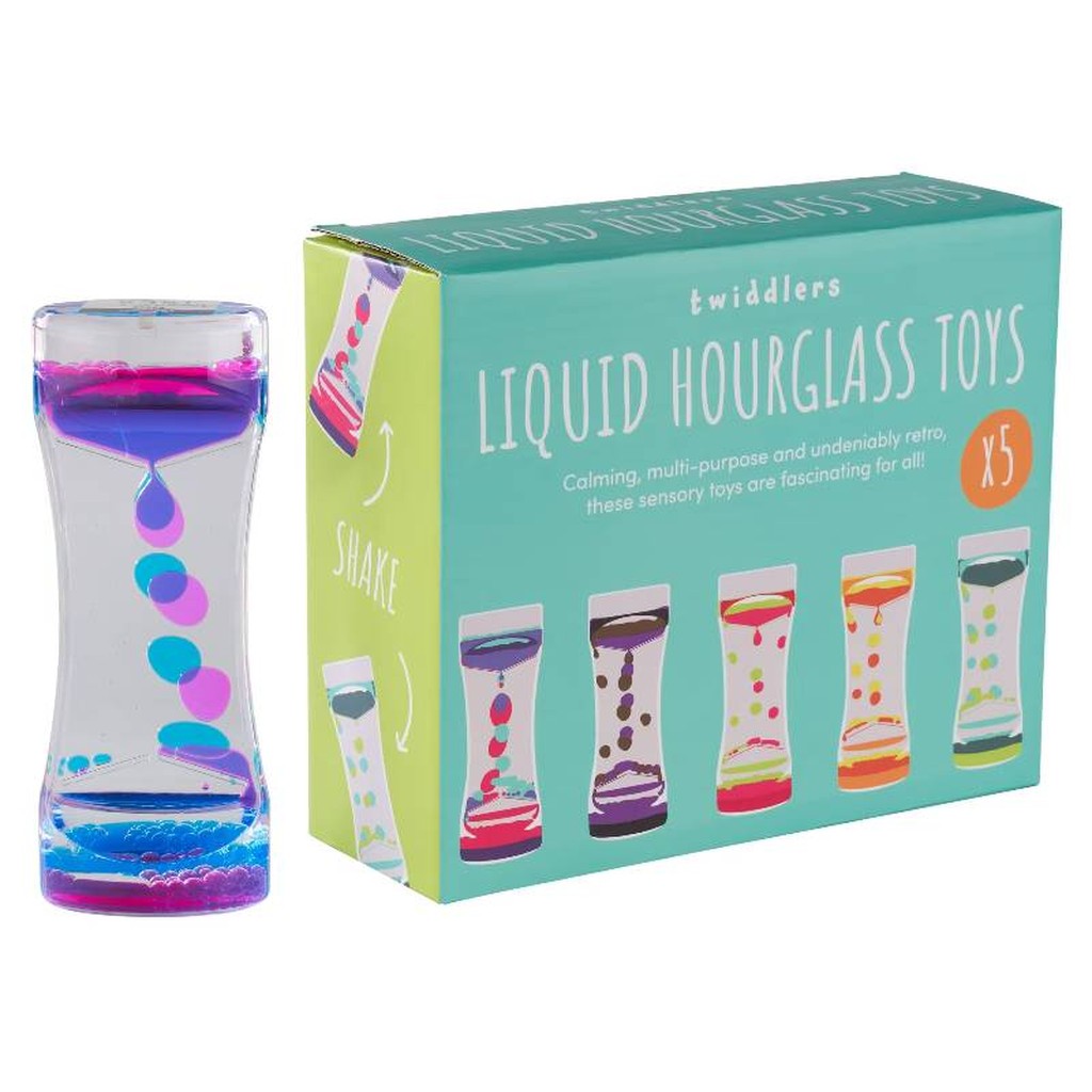 5 Sensorische Lavalampen Sanduhren