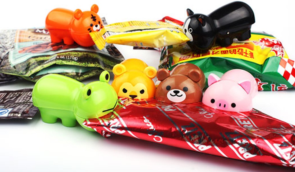 Tütenverschlüsse Tiere