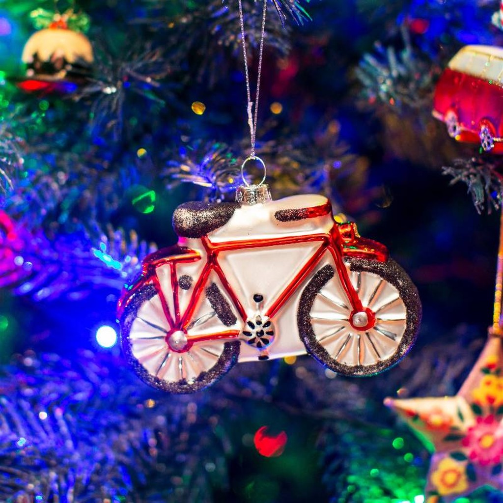 Weihnachtsbaumschmuck Fahrrad von sass and belle