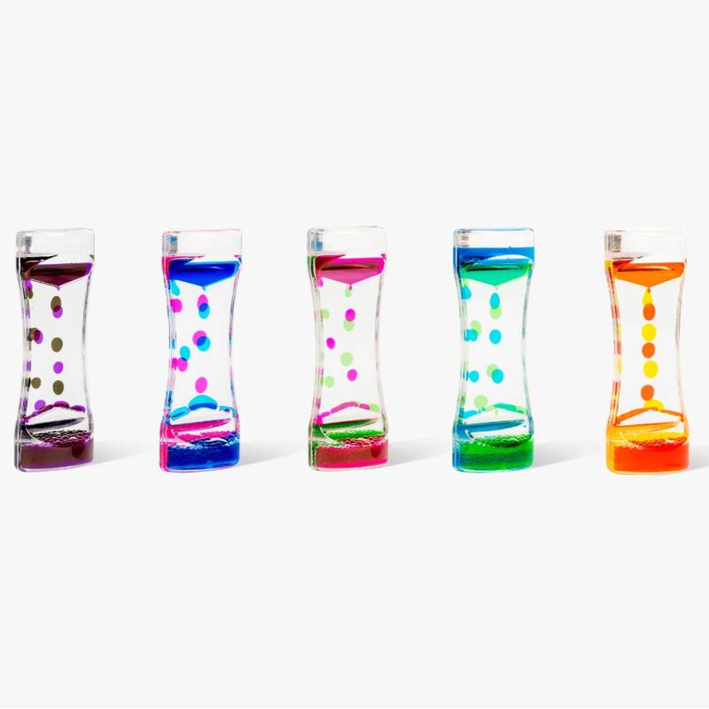 5 Sinnes-Liquid Motion Spielzeug-Timer Beruhigendes Montessori Fidget-Bubble-Stressspielzeug