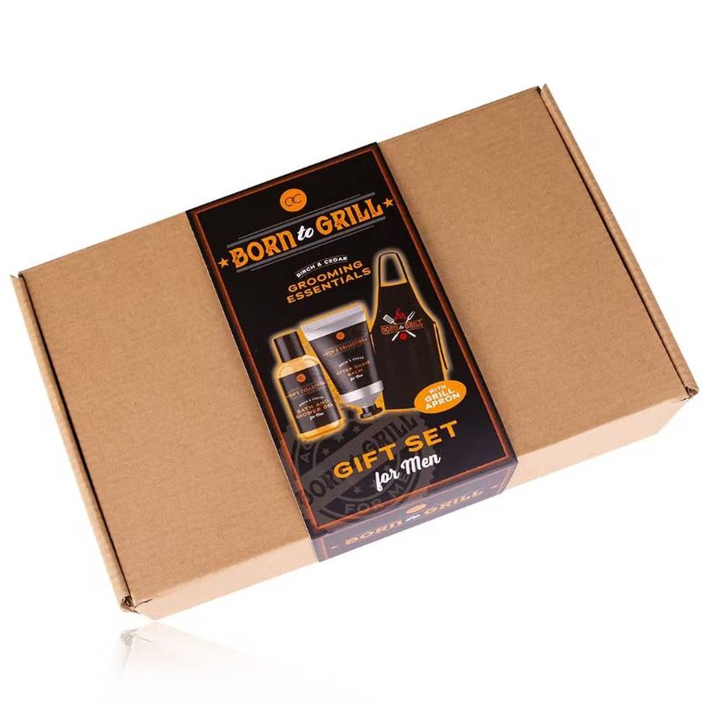 Born to Grill Geschenkset für Männer